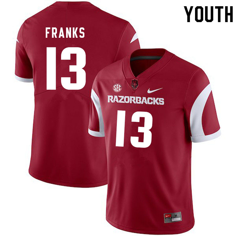 Feleipe Franks Jersey : Arkansas Razorbacks College Football|Basketball ...